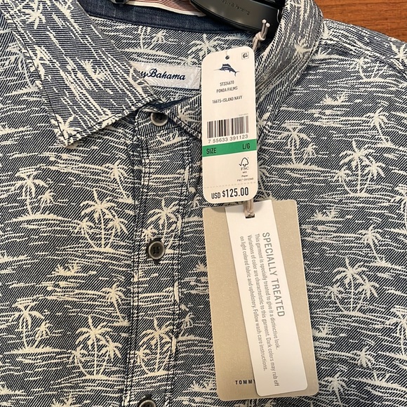 Tommy Bahama Long-Sleeve Button-Down Shirt - Picture 4 of 5